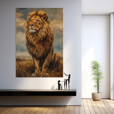 Beautiful Lion Painting
